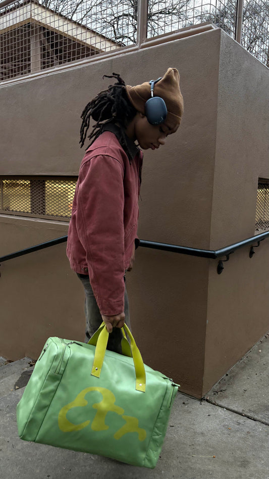 Cordial "Neon Pistachio" Duffel Bag